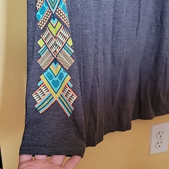 ANVIL lightweight pockets and hood sz L navy blue - Picture 3 of 4